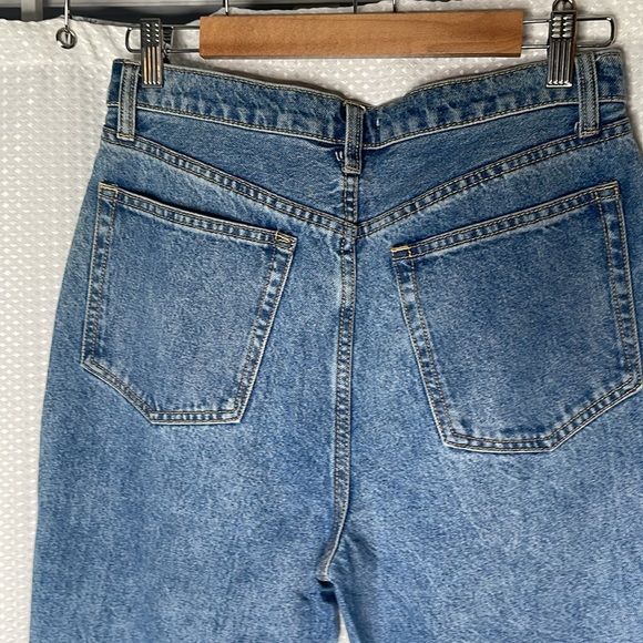 Weworewhat We Wore What The Danielle Jeans Exposed Button Fly High Rise Sz 30 - Picture 6 of 12